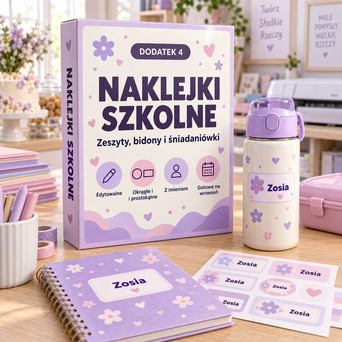 Zamówienie, które wraca co roku — naklejki szkolne